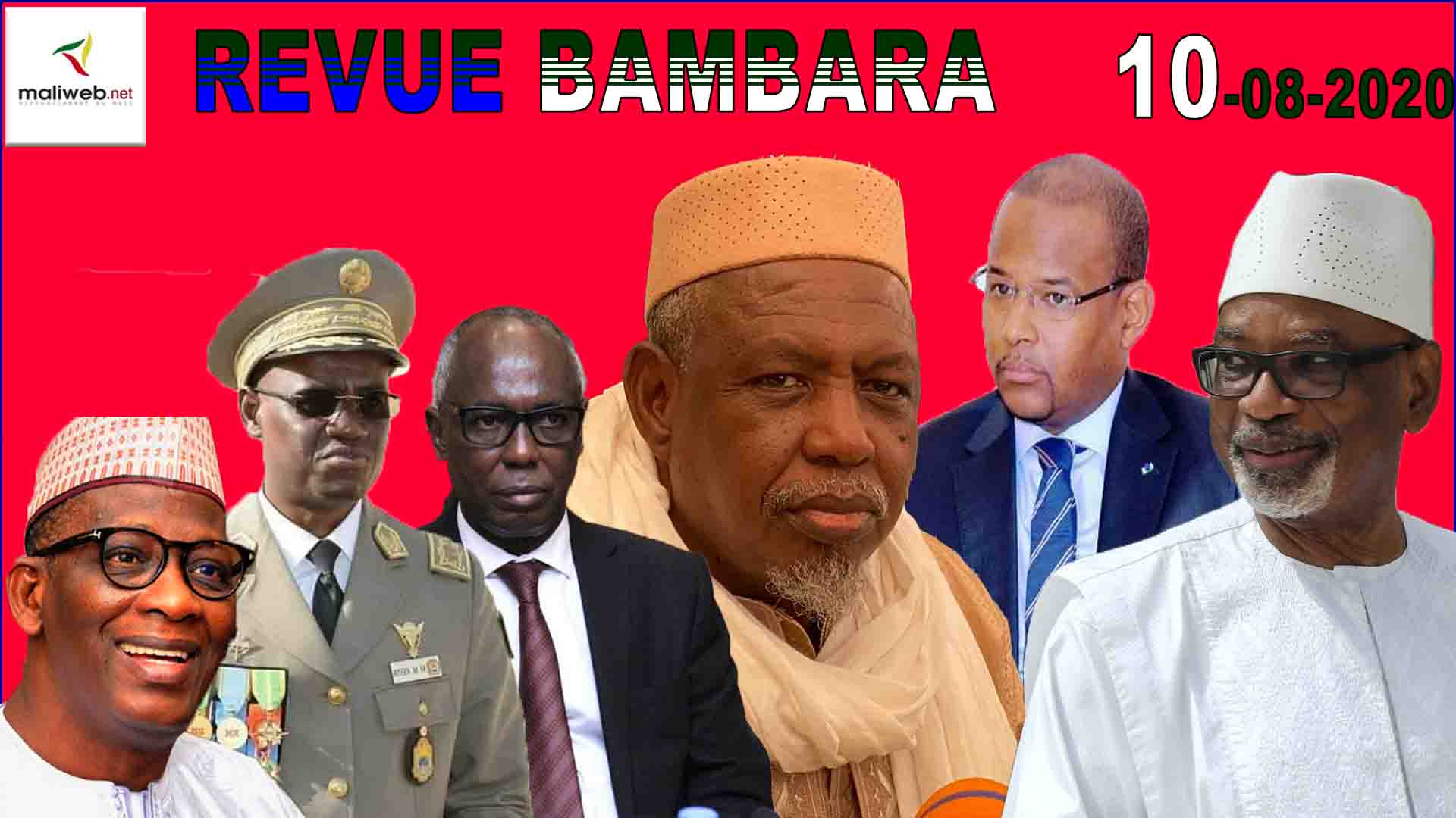 La revue de le presse en Bambara du 10 Aout 2020