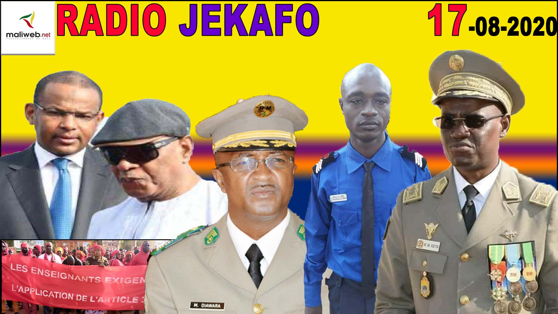 La revue de la presse de la Radio JEKAFO du 17 août 2020