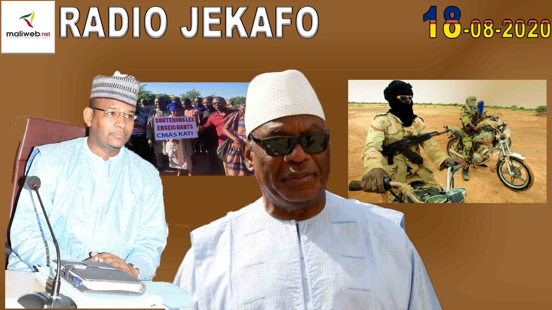 La revue de la presse de la Radio JEKAFO du 18 août 2020