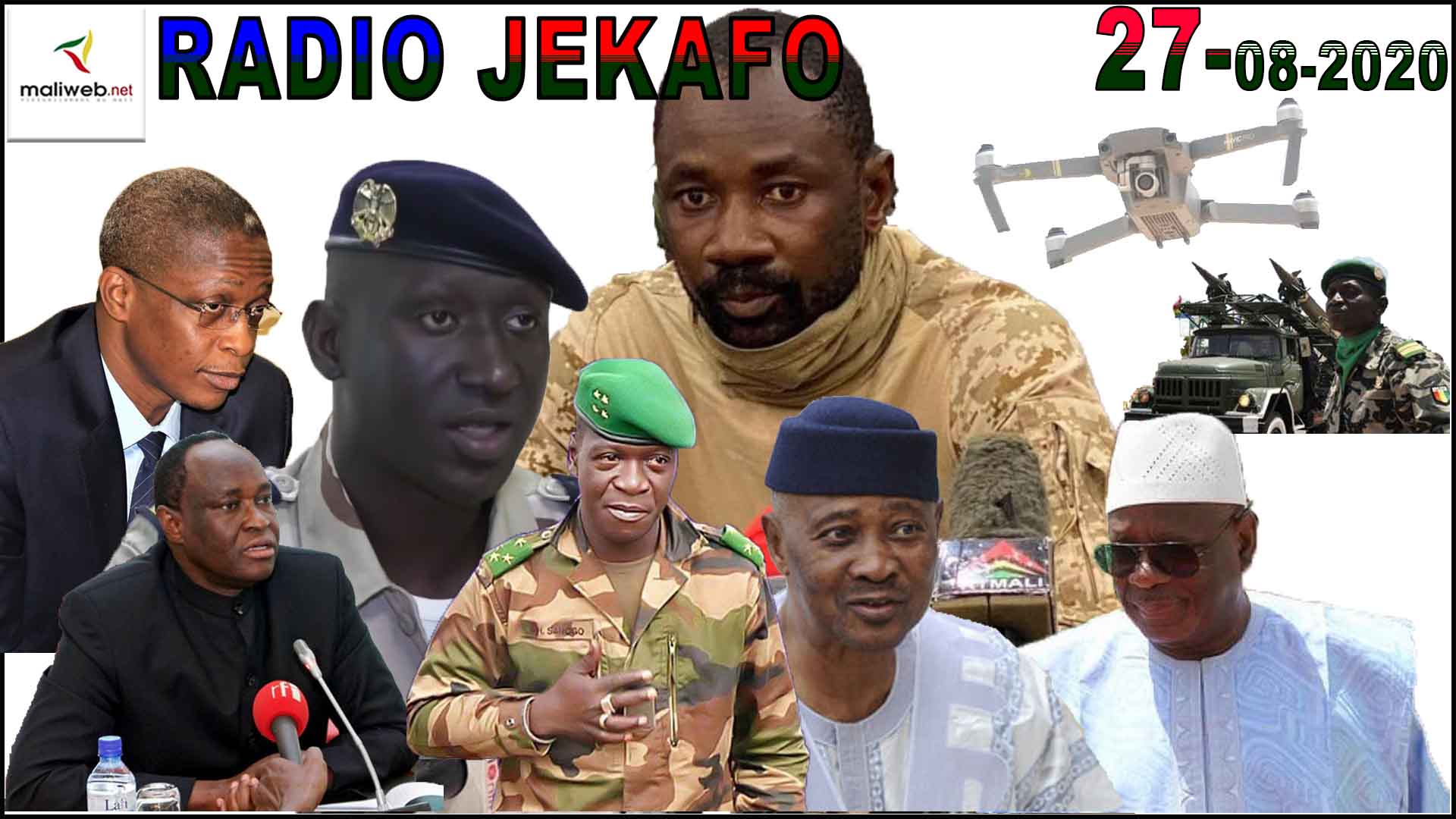 La revue de la presse de la Radio JEKAFO du 27 août 2020