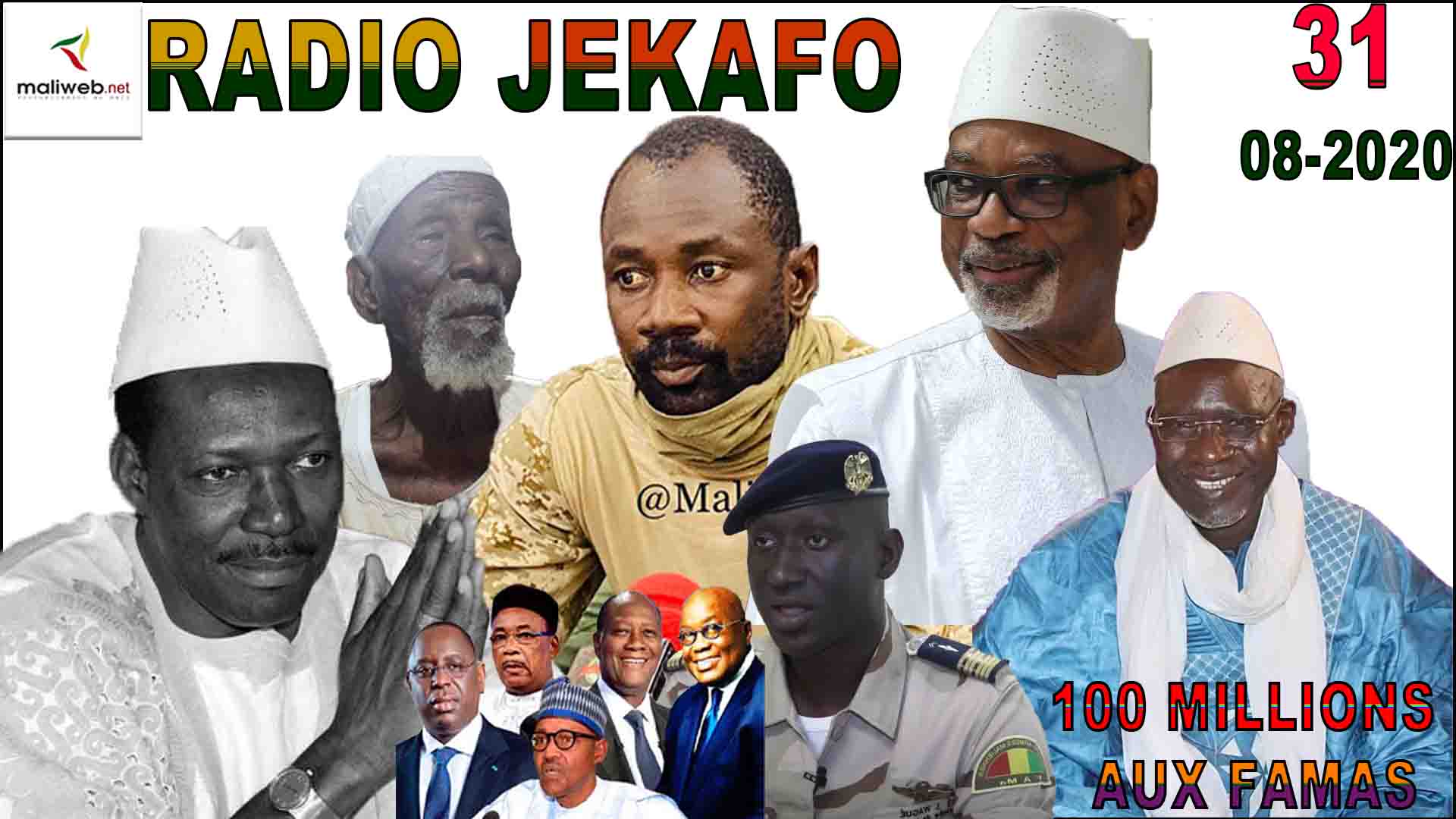 La revue de la presse de la Radio JEKAFO du 31 août 2020