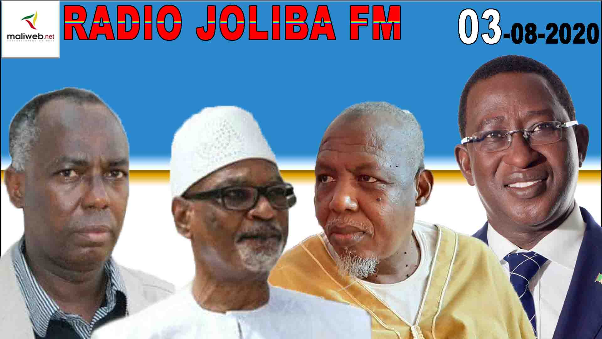 La revue de la presse de la Radio Joliba FM du 03 août 2020