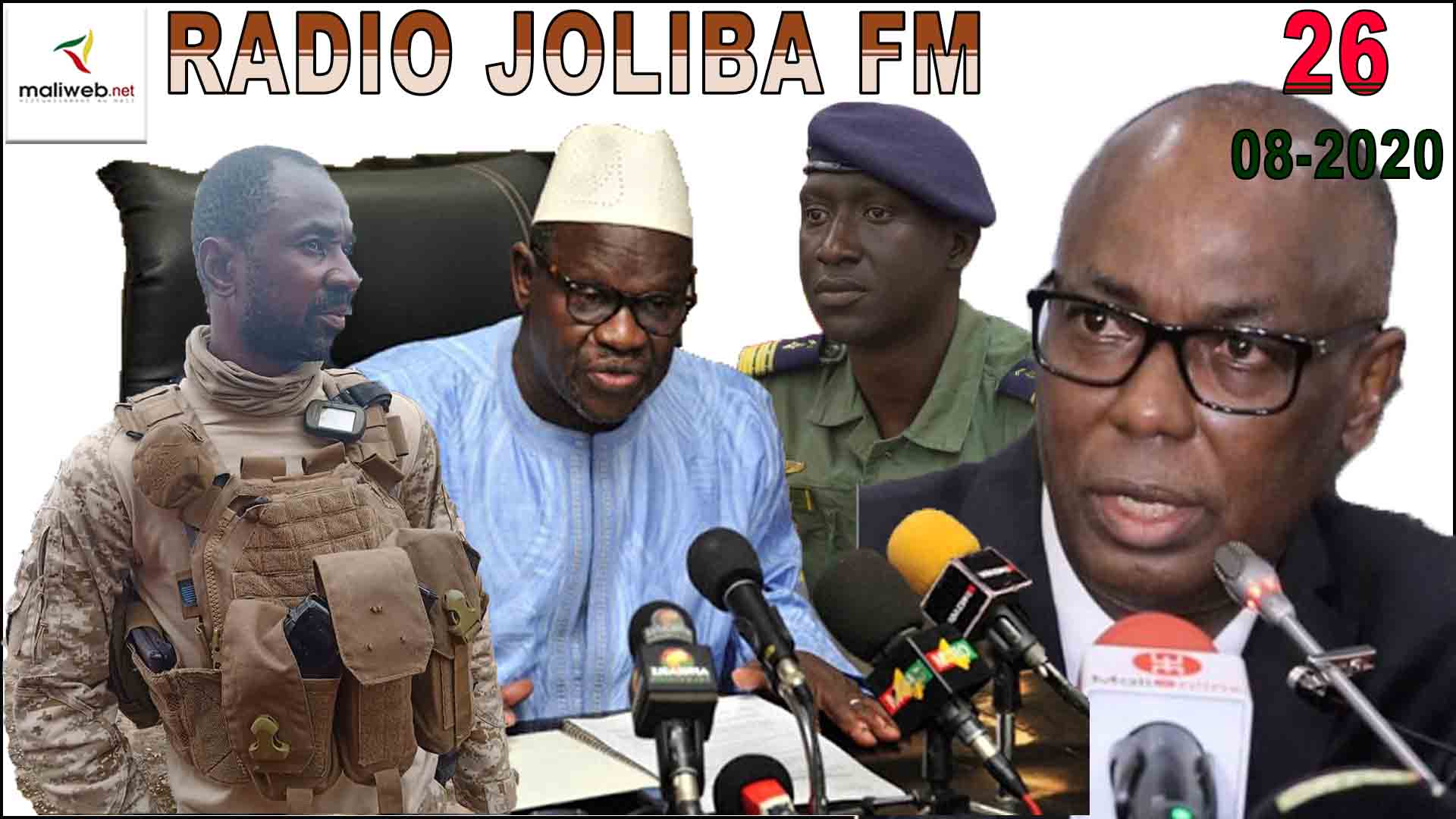 La revue de la presse de la Radio JOLIBA FM du 26 août 2020
