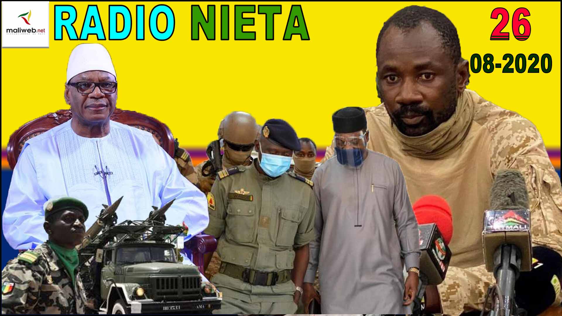 La revue de la presse de la Radio NIETA du 26 août 2020