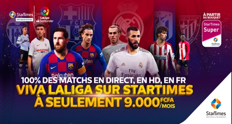 Communiqué: StarTimes acquiert les droits de retransmission de LaLiga Santander dans 47 pays de l’Afrique subsaharienne