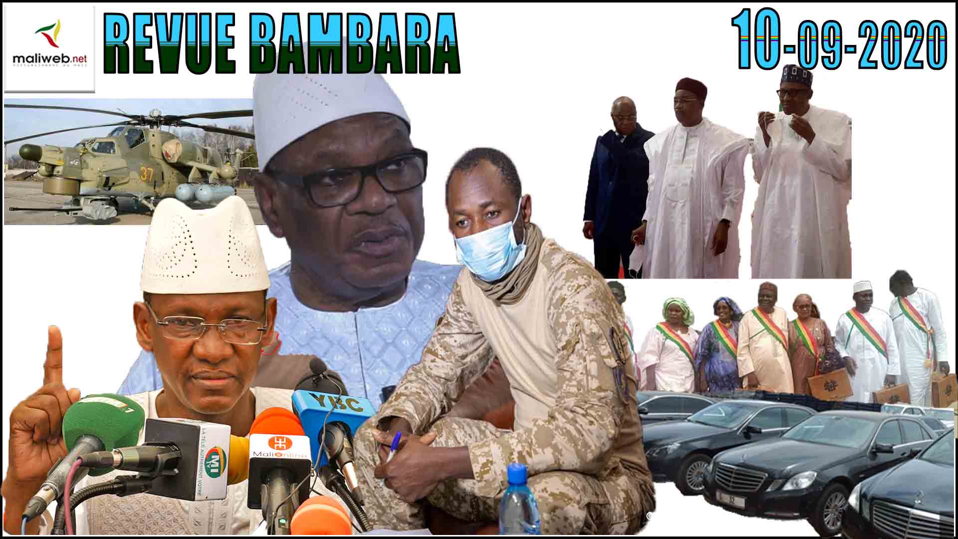 La revue de Presse en Bambara du 10 Septembre 2020