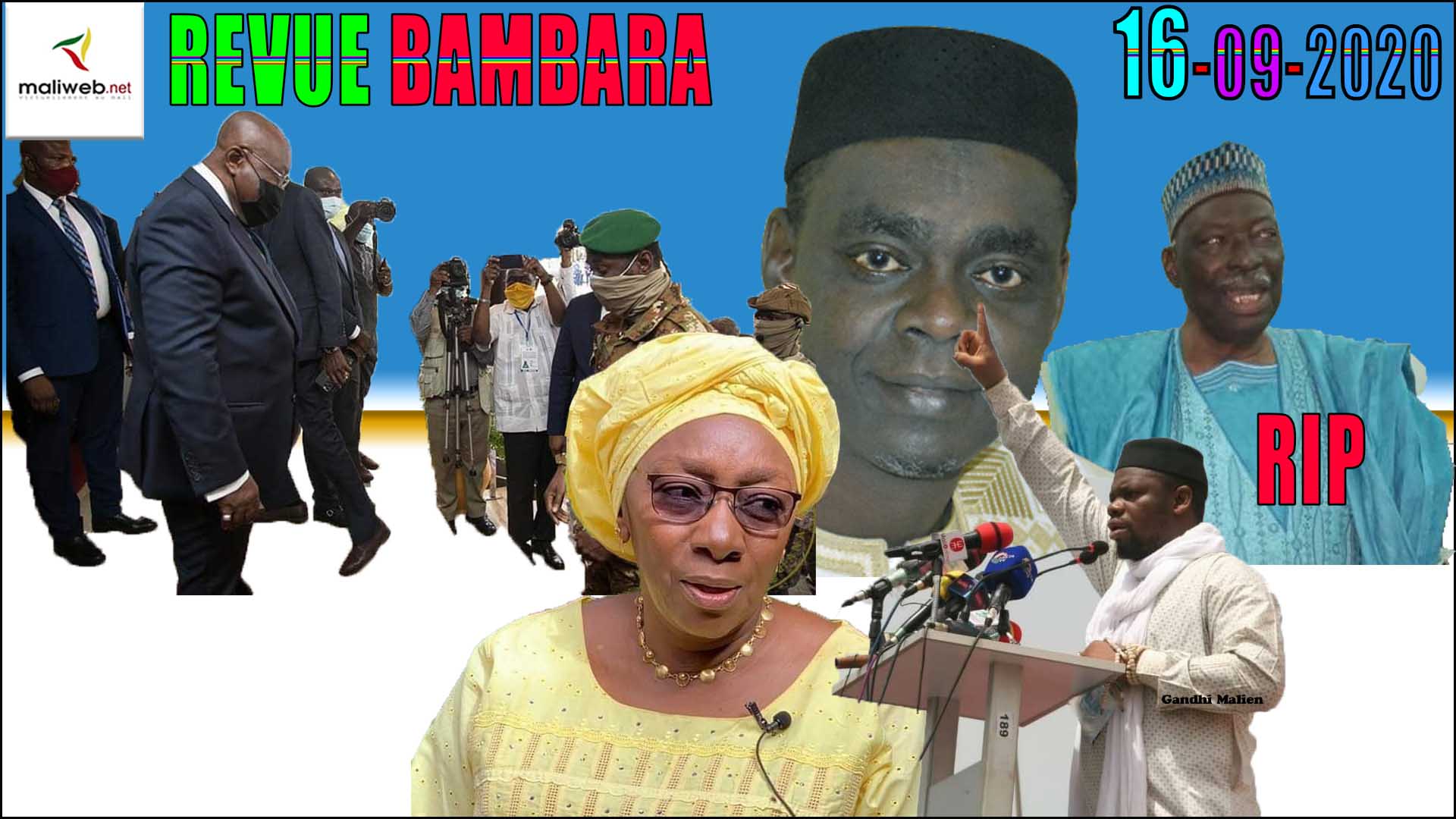 La revue de presse en Bambara du 16 Septembre 2020