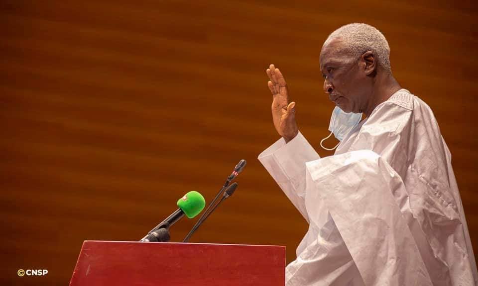 Discours d'investiture du président de la transition :  Bah N'DAW rassure !