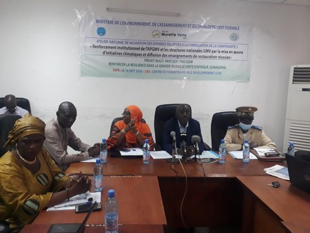 Mali/ projet multi-pays GCF/FAO-GGW: la validation des données relatives à la  formulation de la composante III au menu des échanges