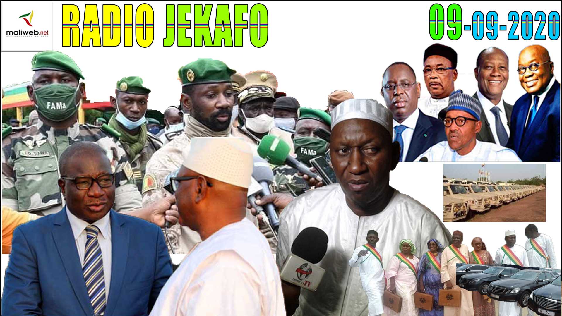 La revue de presse de la Radio JEKAFO du 09 Septembre 2020