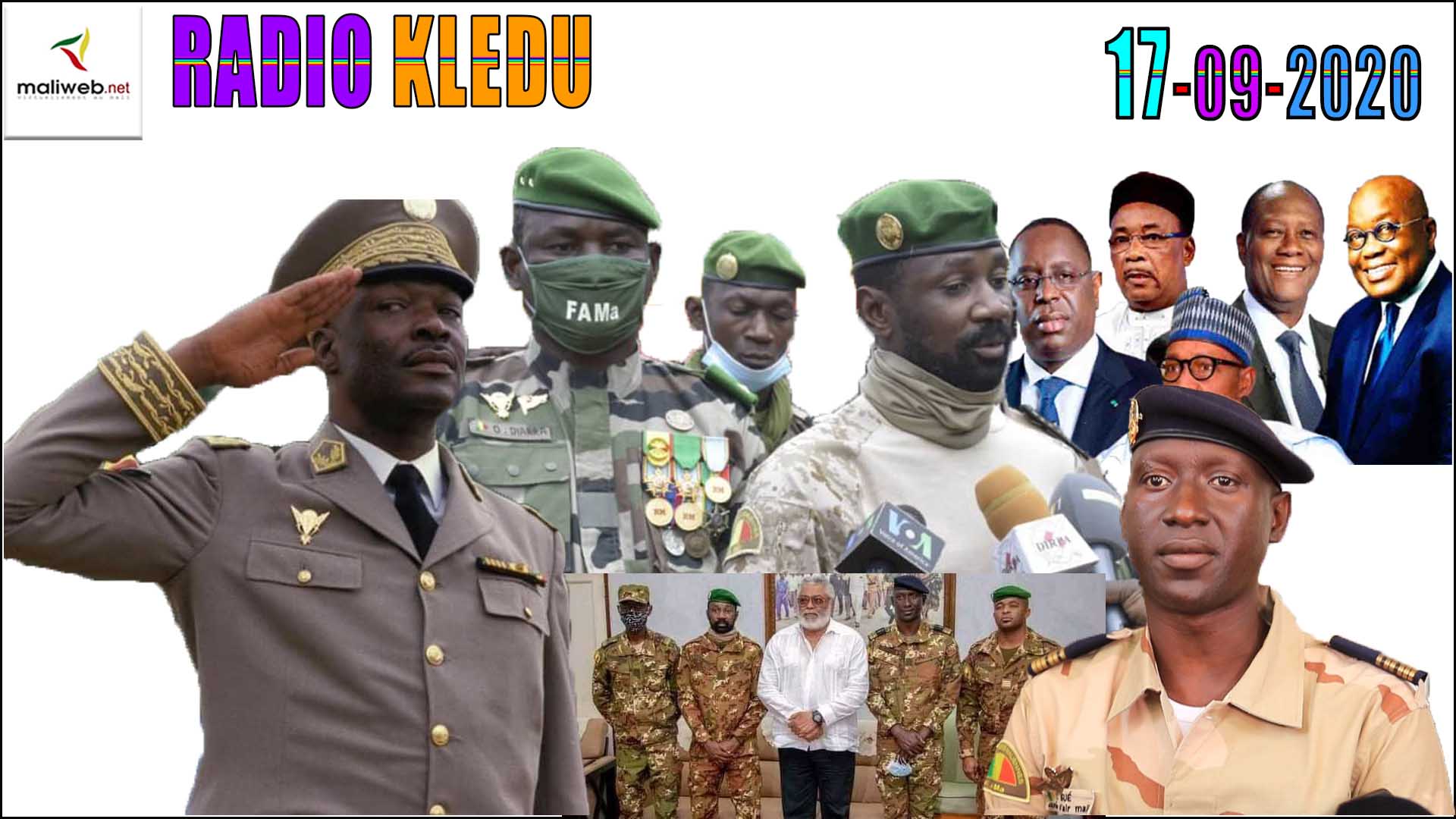 La revue de presse de la Radio Klédu du 17 Septembre 2020
