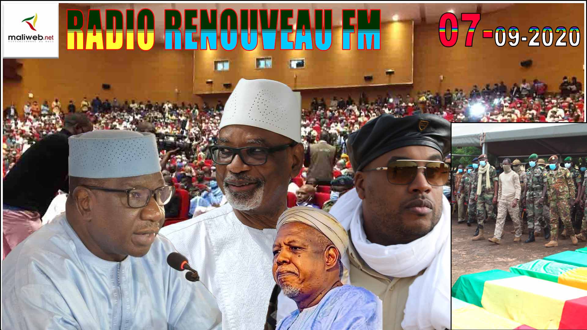 La revue de la presse de la Radio RENOUVEAU FM du 07 SEPTEMBRE 2020