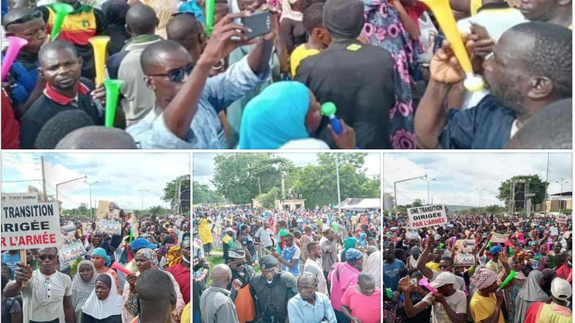 Mali: des centaines de Maliens manifestent leur soutien à la junte en pleine incertitude politique