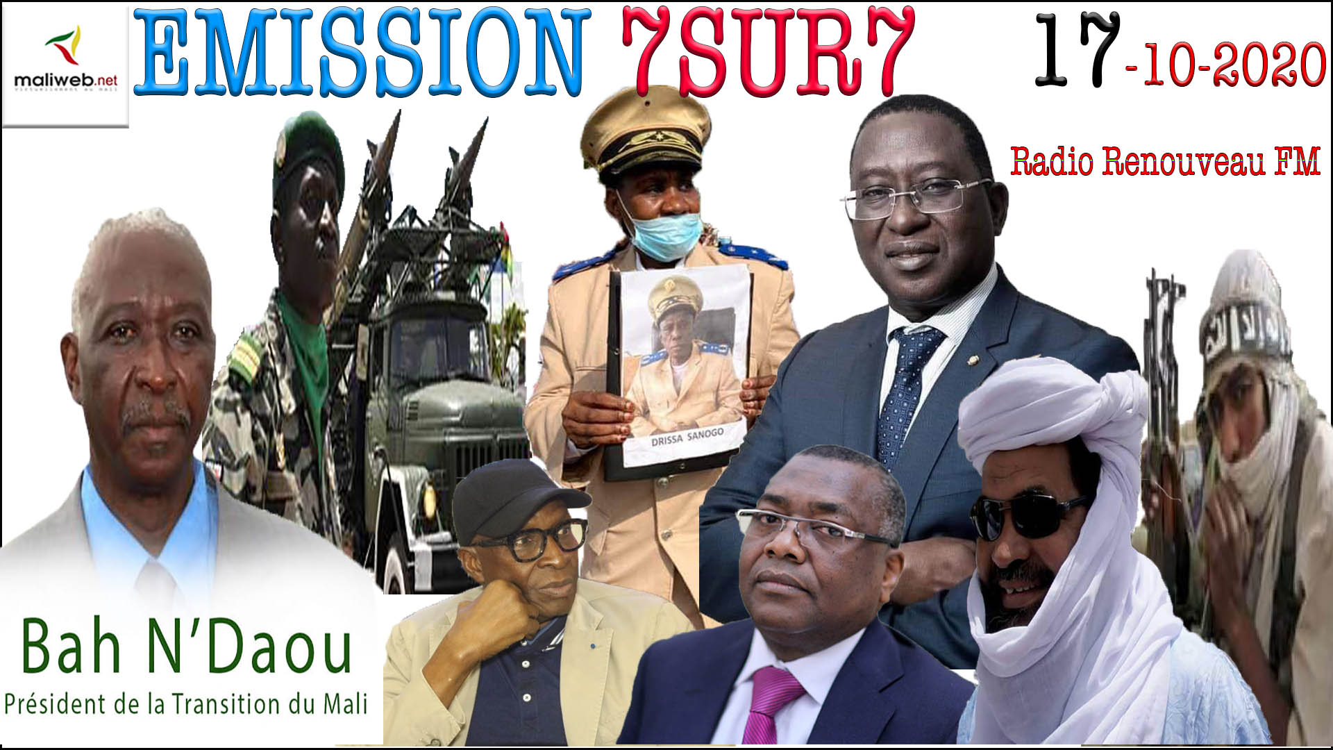 Emission 7/7 de la Radio Renouveau FM du 17 OCTOBRE 2020