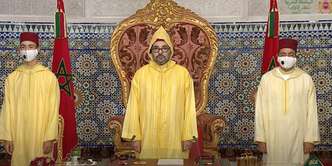 Ouverture de la session parlementaire d’automne par le Roi du Maroc