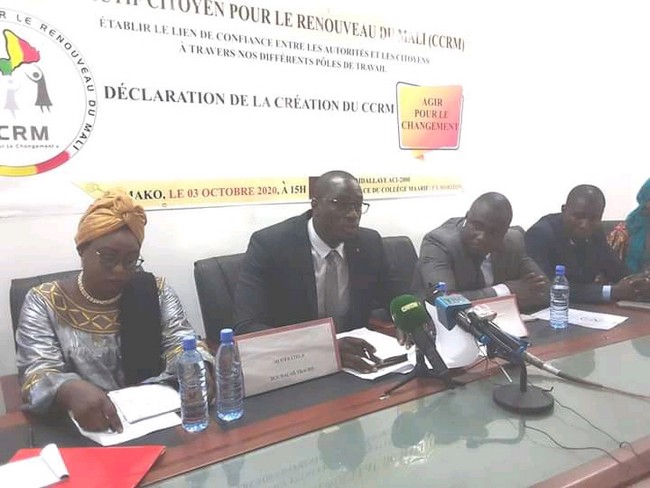 Pour un Mali nouveau : le Collectif Citoyen pour le Renouveau du Mali lancé