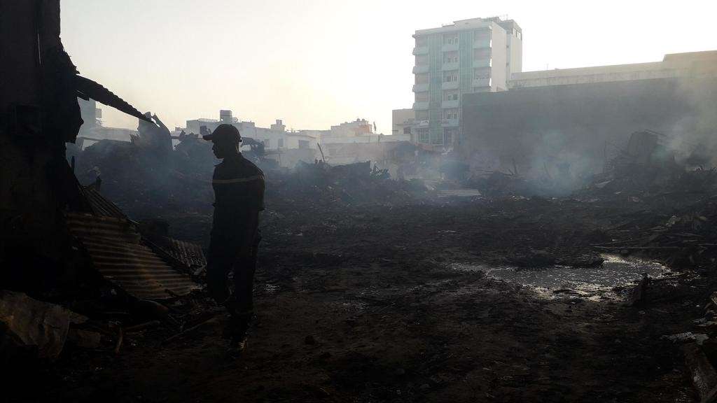 Sénégal: un incendie ravage le marché Pak Lambaye de Dakar