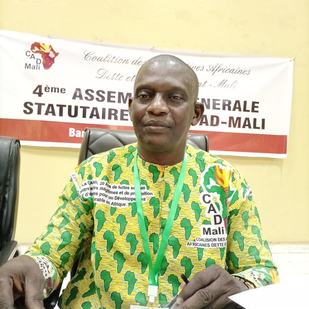 La Coalition des Alternatives Africaines Dette et Développement (CAD) – Mali : Issa Kamissoko, le président sortant reconduit