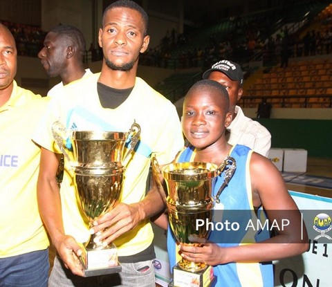 Basket-ball : les équipes féminines et masculines de l’AS Police remportent le championnat national
