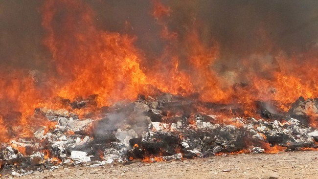Lutte contre le trafic des drogues au Mali : Plus de 900 Kg de produits d’une valeur de plus de 5 milliards de FCFA incinérés hier par l'Office Central des Stupéfiants
