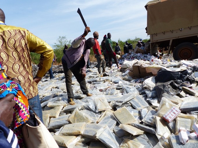 Office Central des Stupéfiants : Environ 15 tonnes de produits illicites incinérées