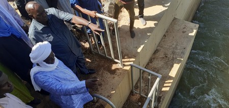 Le ministre de l’agriculture à Kourouba : 5000 ha de terres aménageables et 12 200 MW/h prévus