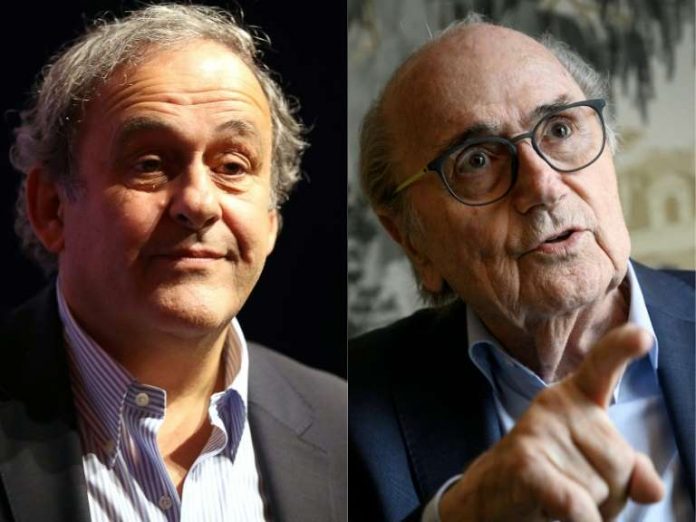 Michel Platini et Sepp Blatter Michel Platini et Sepp Blatter