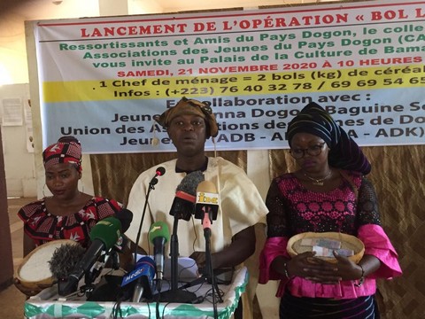 Urgence alimentaire au pays dogon : L’opération « Bol Lèi » (2 bols ou Kg de céréale) lancée pour 3 mois !