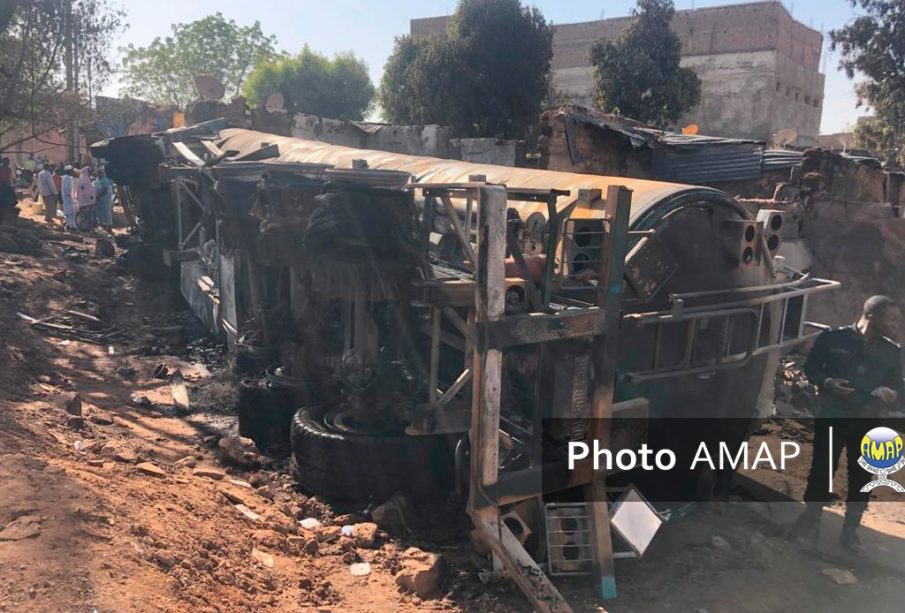 Route de Samé : Un camion citerne fait des sinistrés