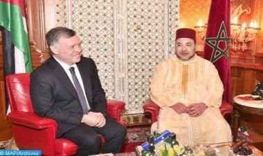 Le Maroc apporte son "soutien total" au roi Abdallah II Ibn Al Hussein de Jordanie