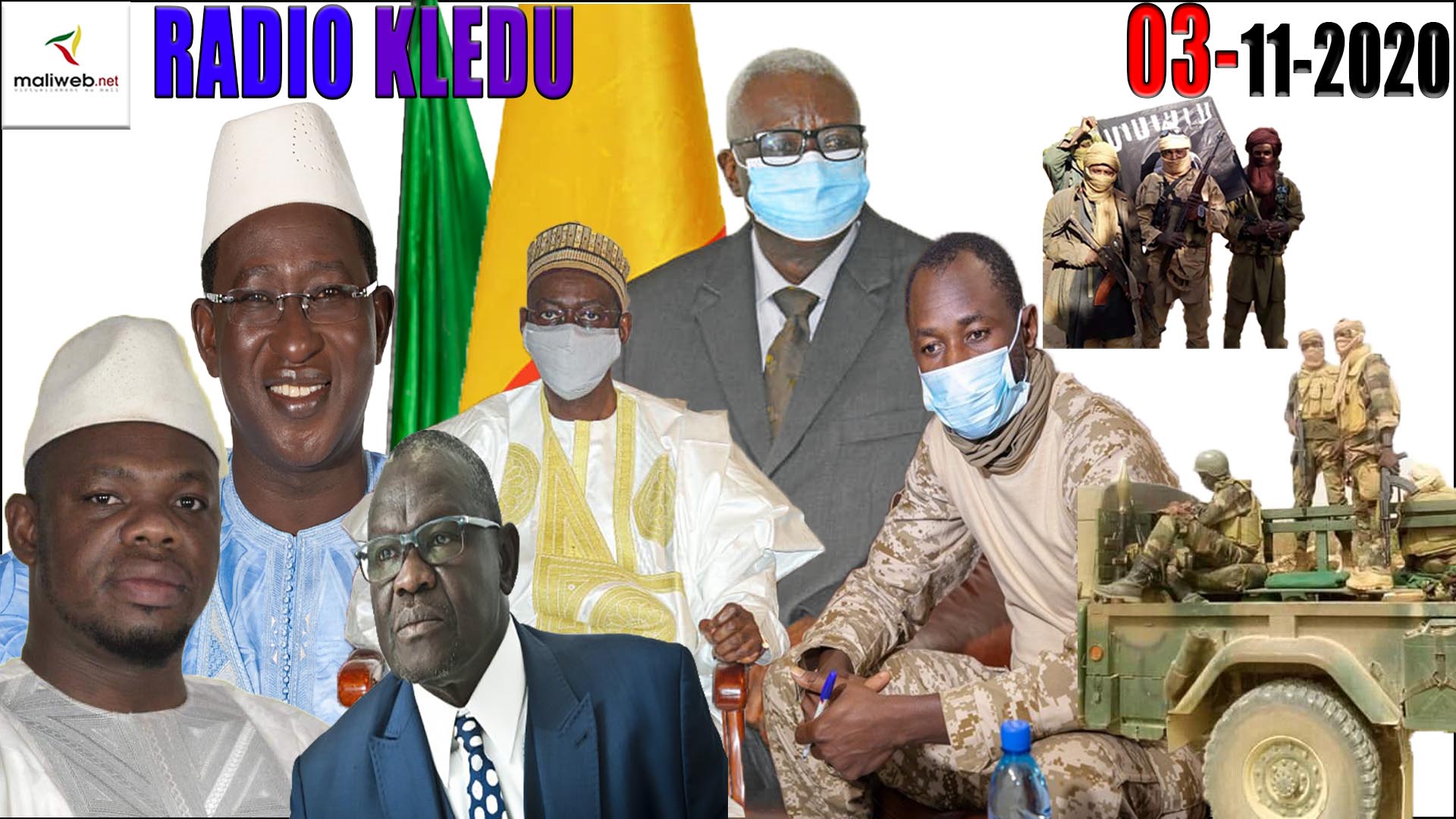 La Revue de la Presse de la Radio KLEDU du 03 novembre 2020