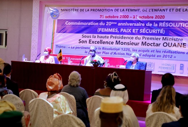 20ème anniversaire de la Résolution 1325 :  La  participation des femmes aux processus de paix  et  la réconciliation au cœur des débats