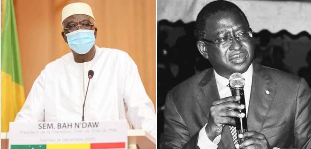 Message de SEM Bah N’DAW suite au décès de Soumaila CISSE