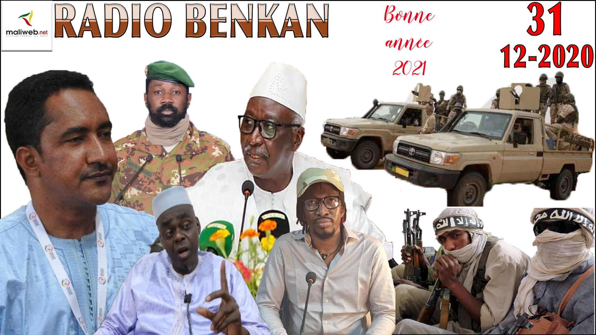 La Revue de Presse de la Radio BENKAN du 31 décembre 2020