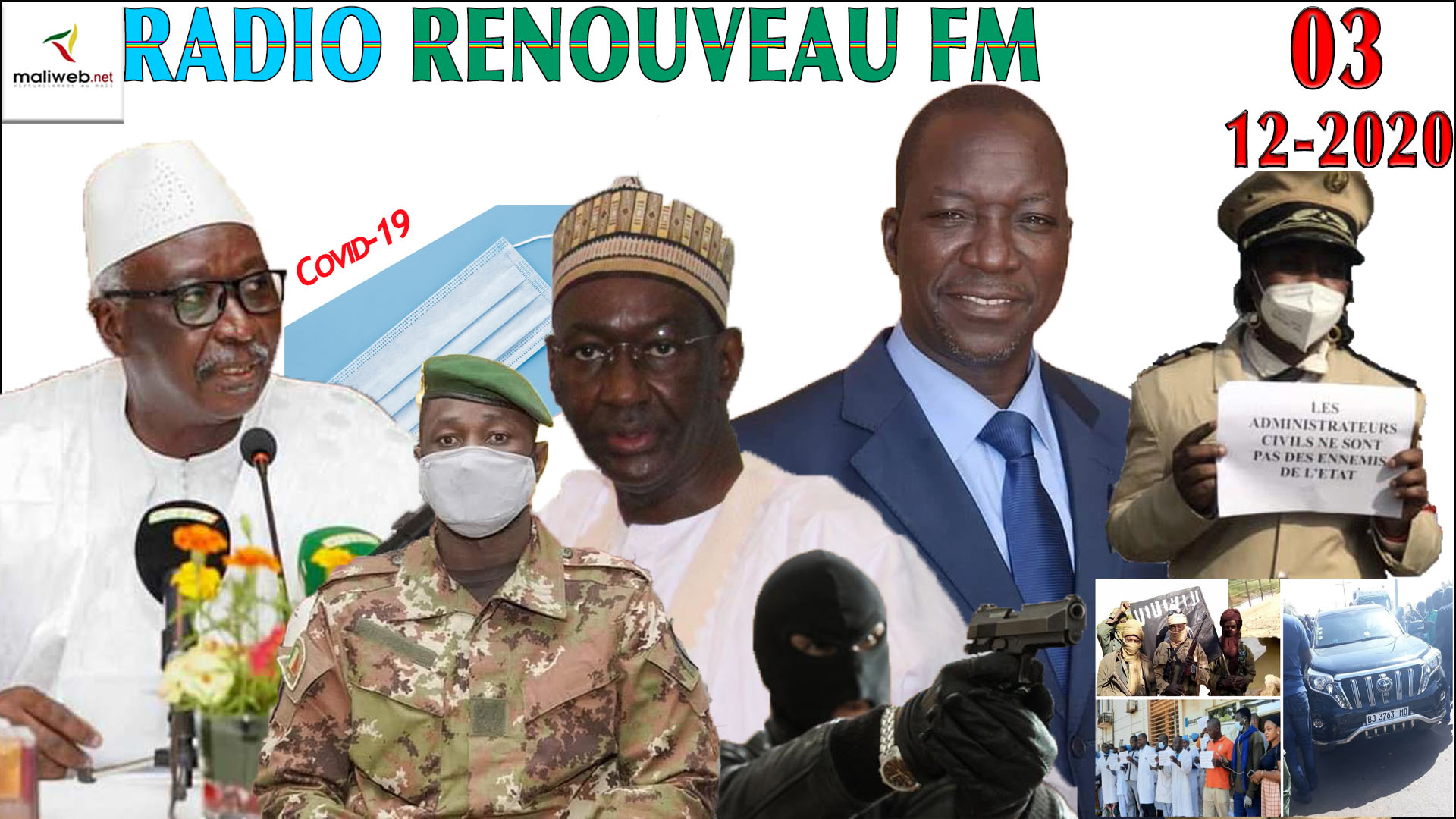 La Revue de la Presse de la Radio RENOUVEAU FM du 03 décembre 2020