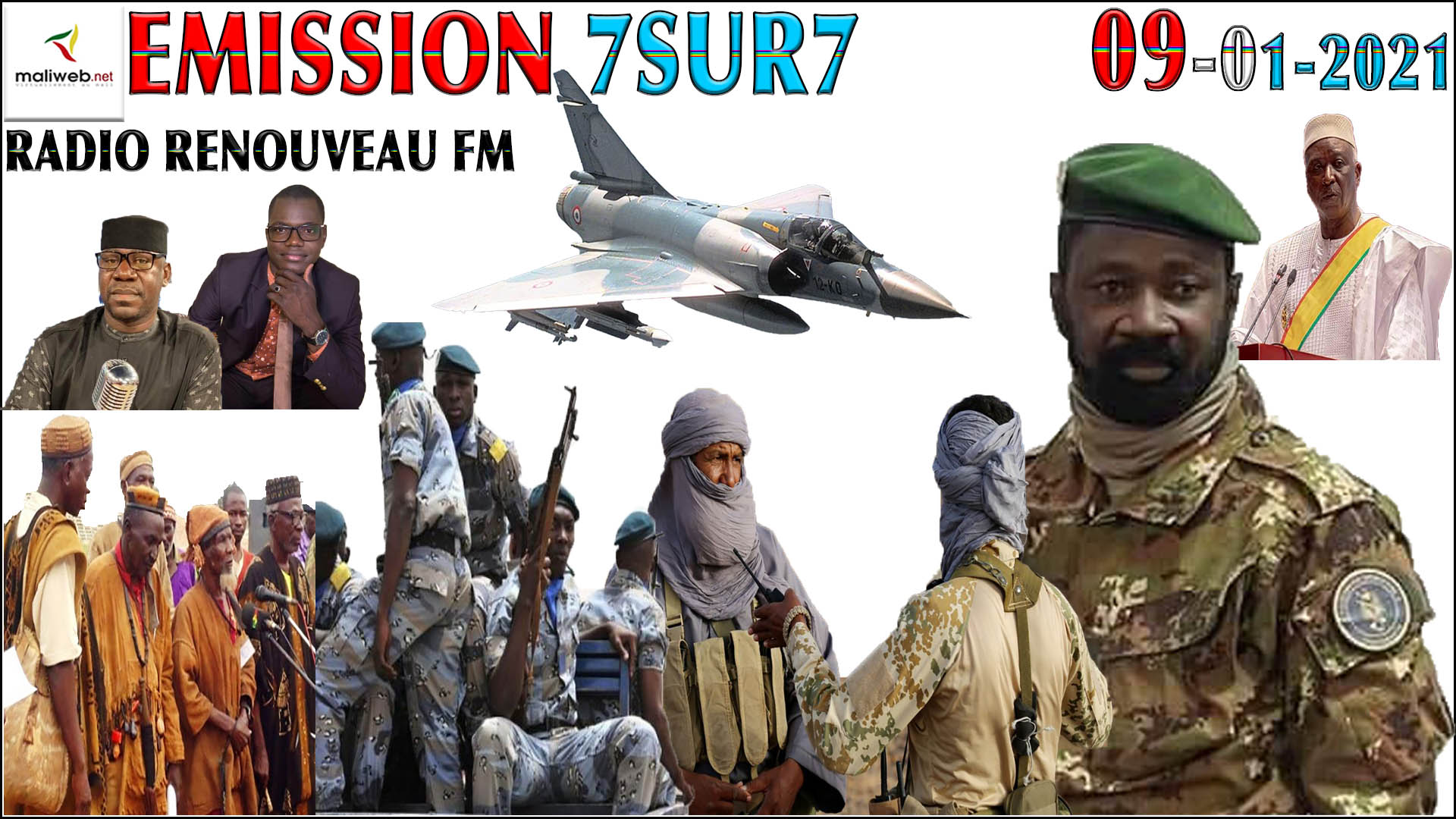 Emission 7SUR7 de la Radio Renouveau FM du 09 janvier 2021