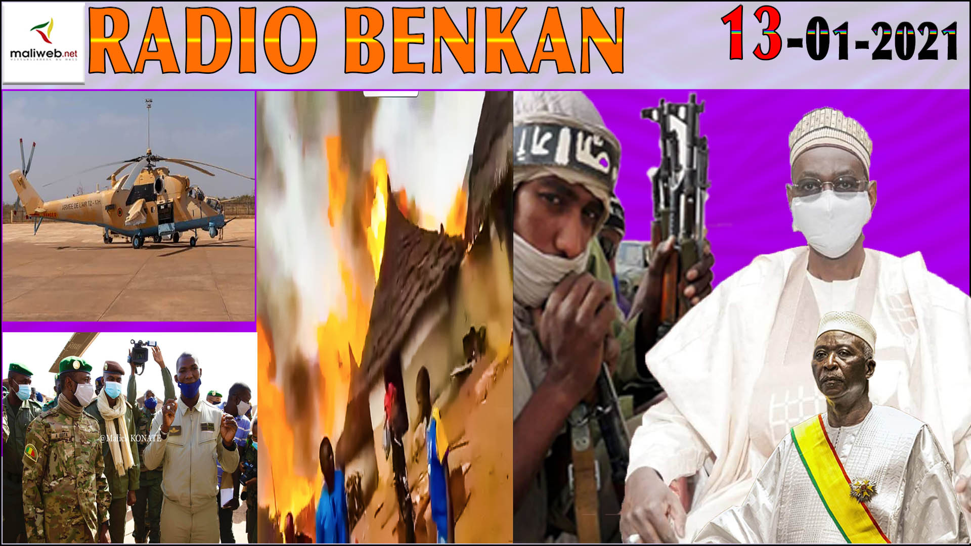 La Revue de Presse de la Radio BENKAN du 13 janvier 2020