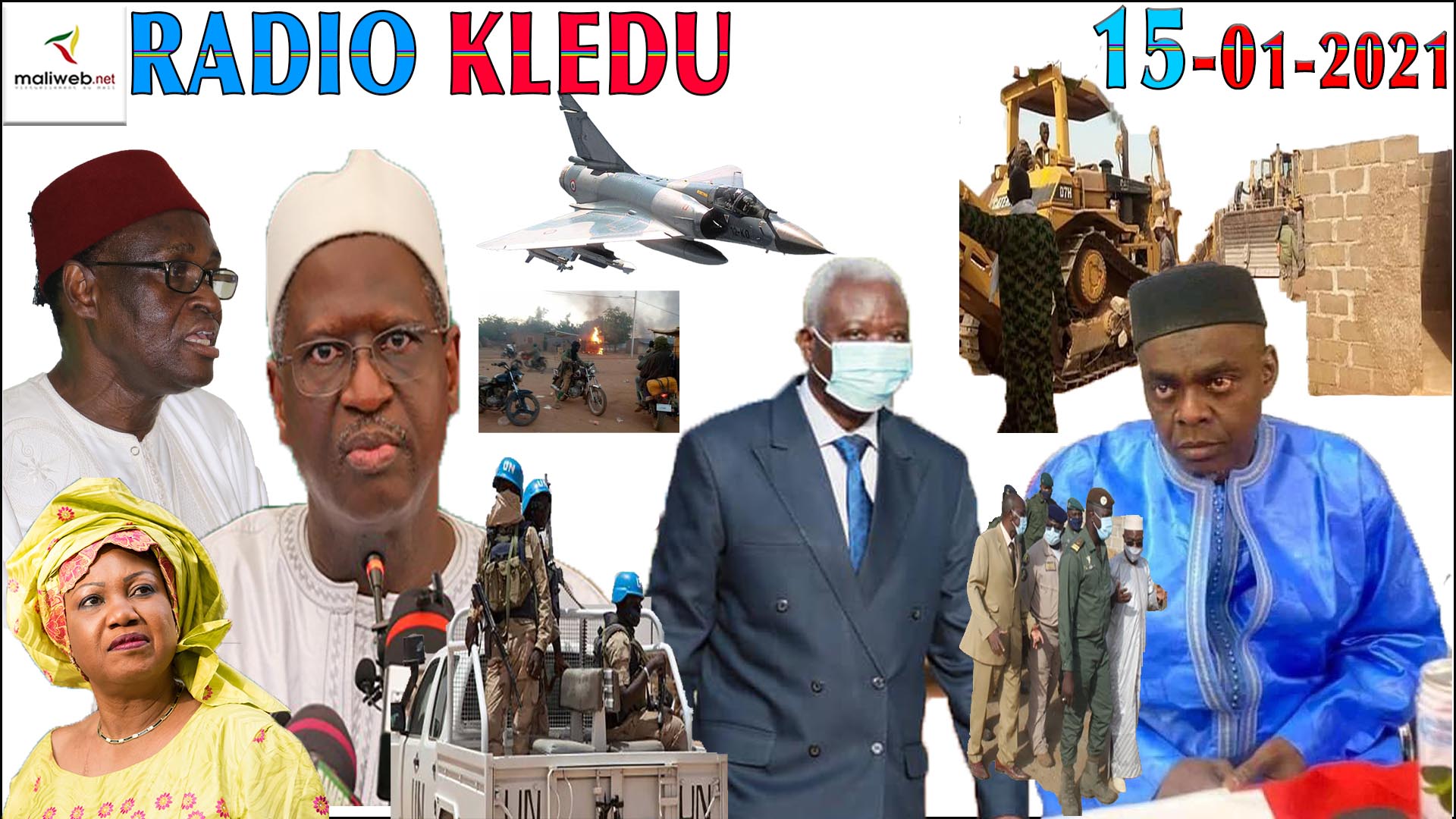 La Revue de Presse de la Radio KLEDU du 15 janvier 2020