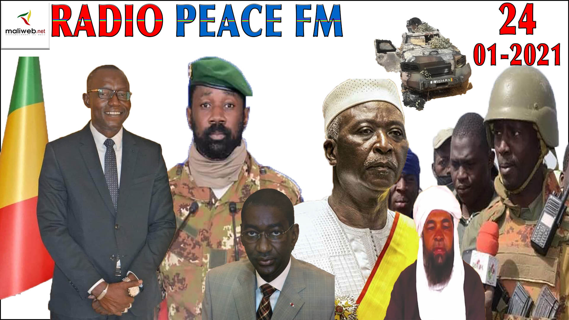 La Revue de Presse de la Radio PEACE FM du 25 janvier 2020