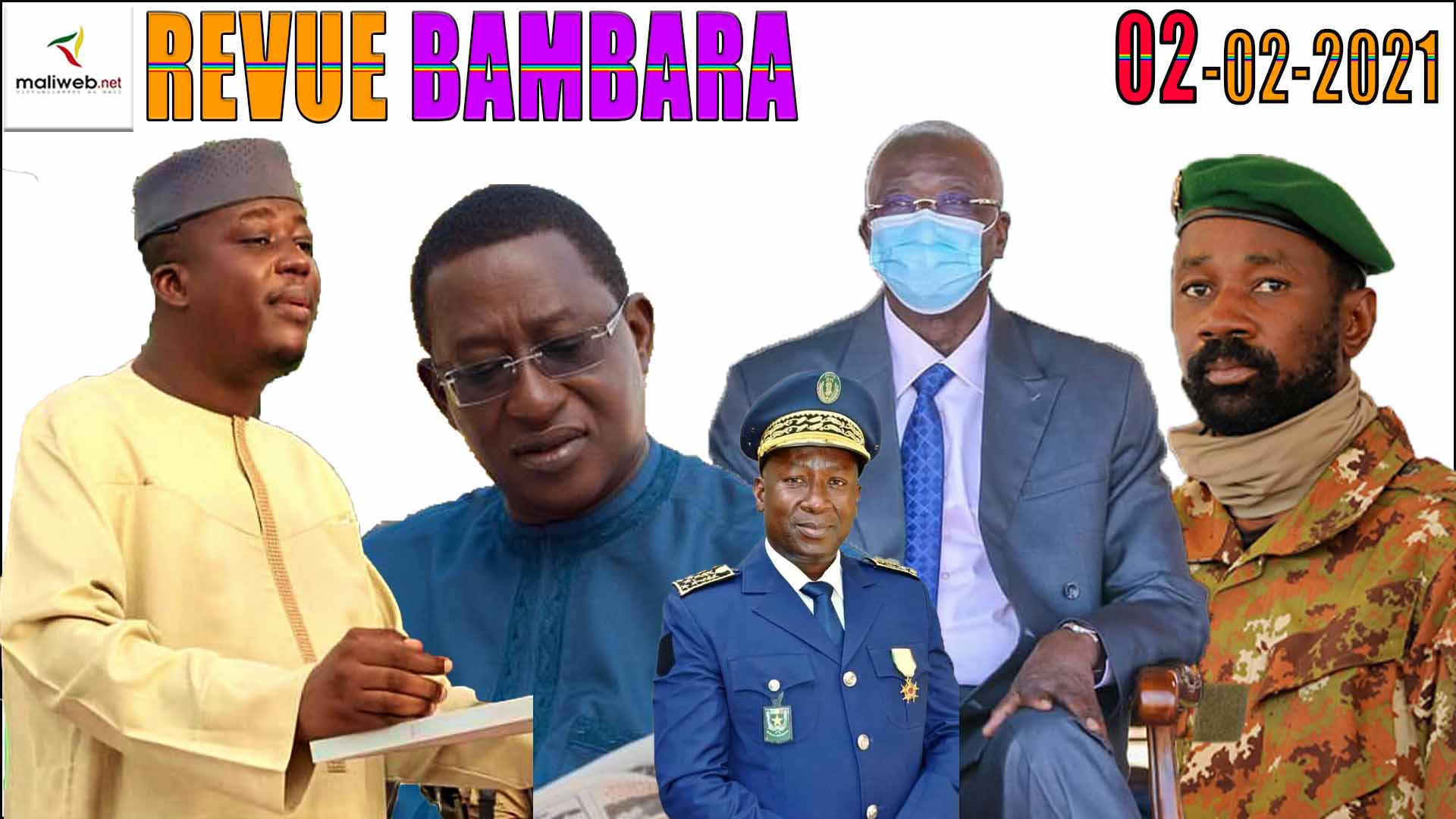 La Revue de Presse en Bambara du 002 Février 2021