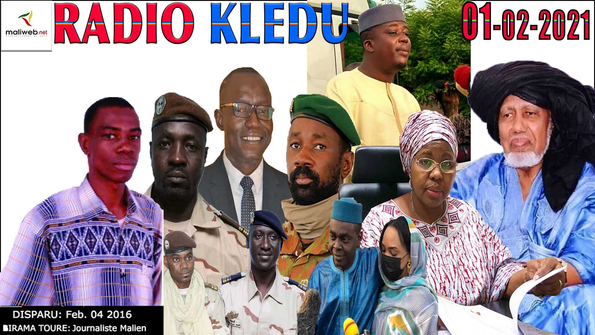 La Revue de Presse de la Radio KLEDU du 01 février 2021