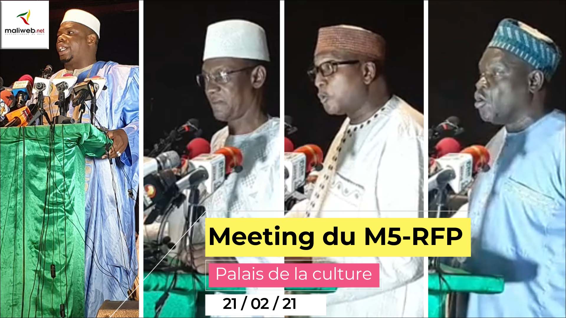 Déclaration du M5-RFP au meeting du Palais de la culture
