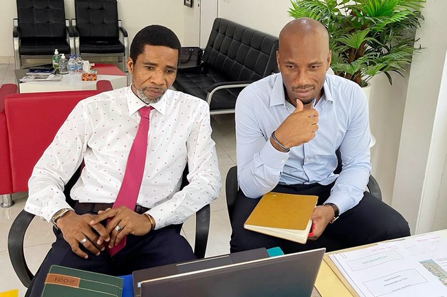 2021 sous de meilleurs auspices pour  la société américaine ABD GROUP : Des personnalités de haut niveau reçues par notre compatriote Mohamed Kéïta (Chairman de la société) dans ses locaux à Abidjan