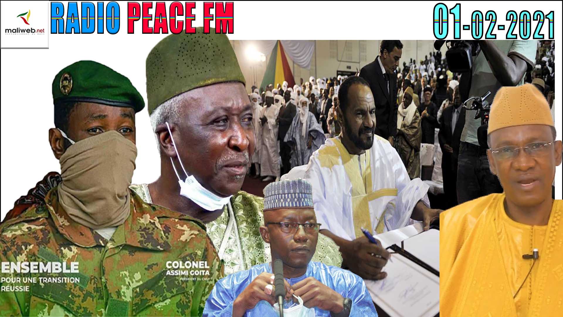 La Revue de Presse de la Radio PEACE FM du 01 février 2021
