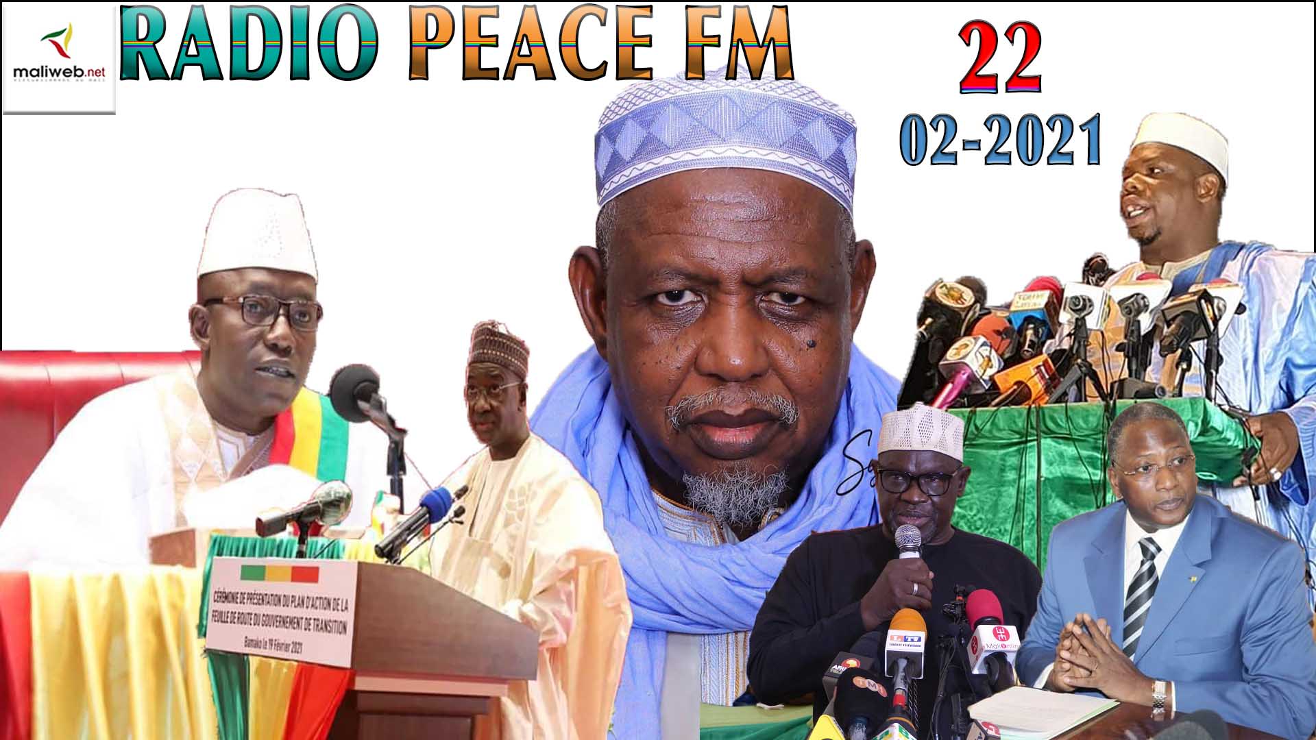 La Revue de Presse de la RADIO PEACE FM du 22 février 2021