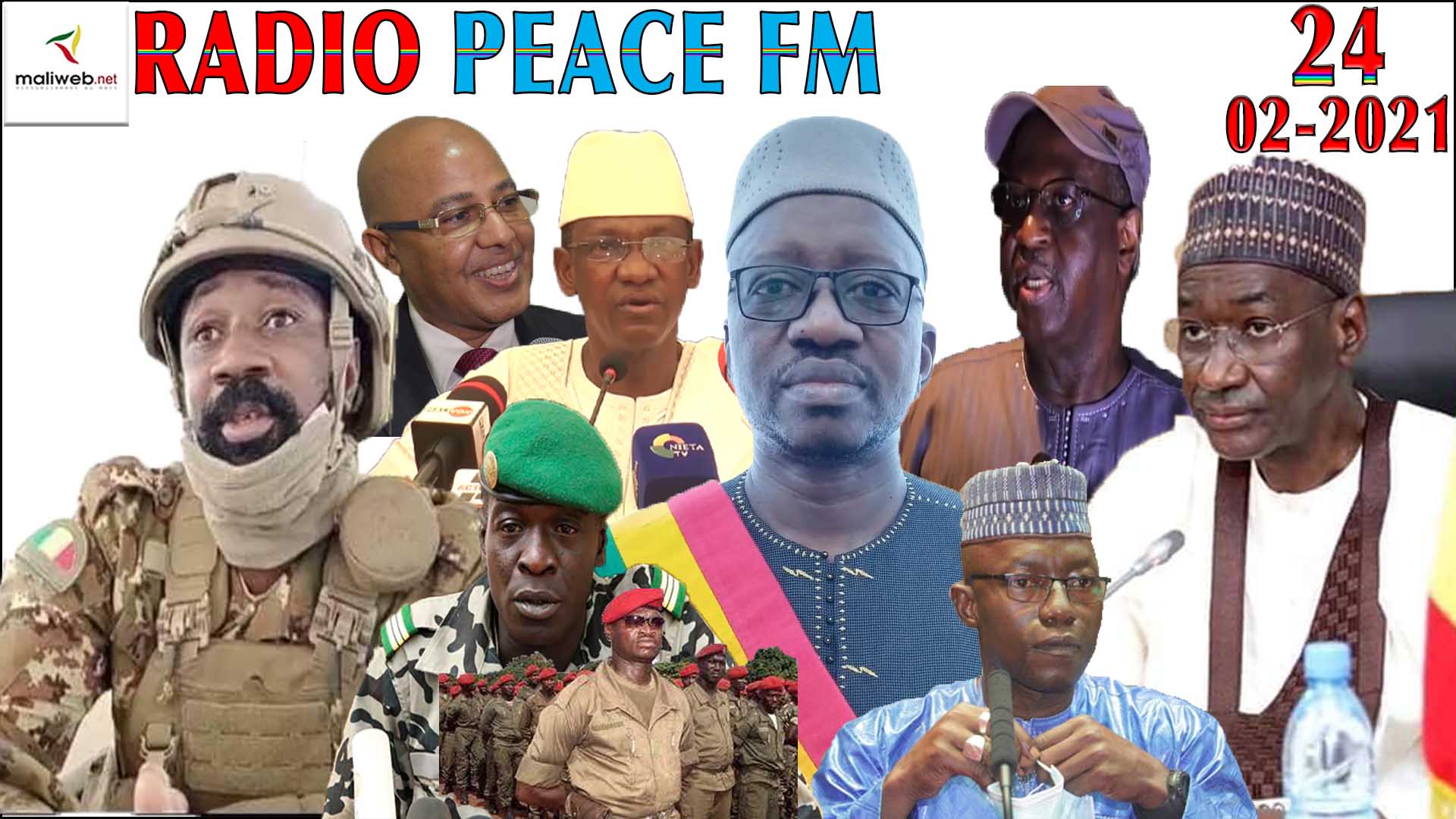 La Revue de Presse de la RADIO PEACE FM du 24 février 2021