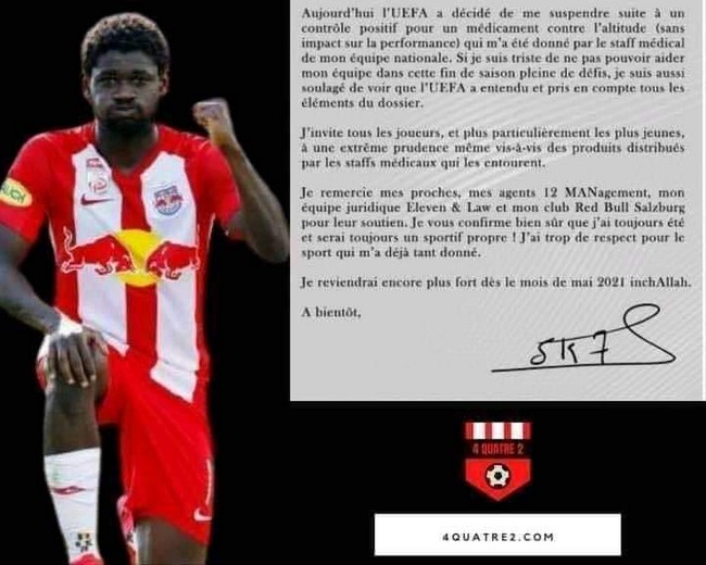 Mali : Sekou Koita et Mohamed Camara suspendus 3 mois pour dopage