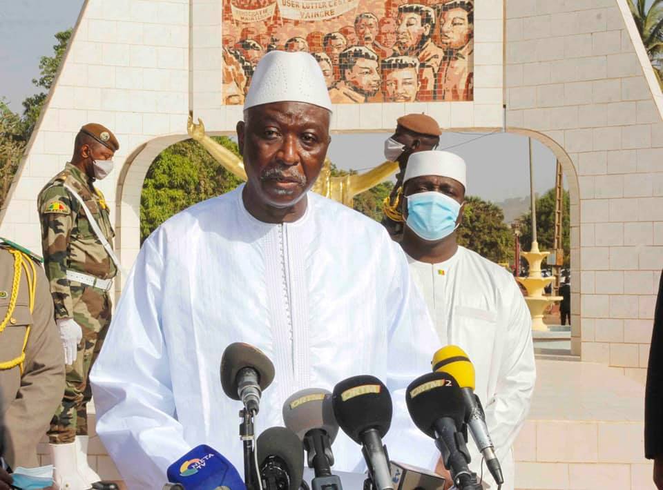 Allocution du Président de la Transition, Bah N’DAW à la 30ème anniversaire de la Journée des Martyrs