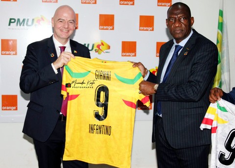 GIANNI INFANTINO A MAMOUTOU Touré Dit Bavieux : "Je suis convaincu que vous serez en mesure d'apporter votre contribution à la Fifa…"