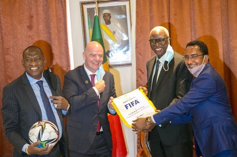 Gianni Infantino, président de la FIFA au micro de l'ORTM : "Nous pouvons regarder le futur du football malien avec optimisme" "Je lance un appel de solidarité, d'unité et d'équipe à l'endroit des acteurs du football malien"